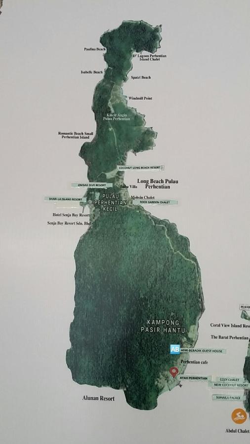 Perhentian Ab Guest House Kampong Pasir Hantu Eksteriør billede